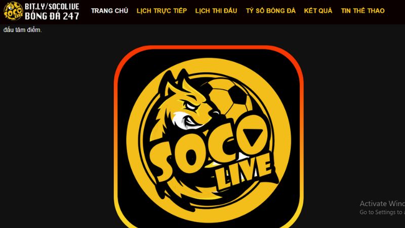 Giới thiệu thông tin chi tiết về kênh giải trí bóng đá Soco live